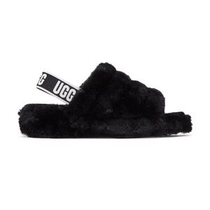 Ugg Wmns Fluff Yeah Slide 'Black'